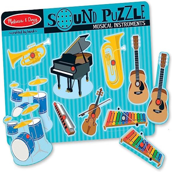 Melissa and Doug Musical Instruments Sound Puzzle